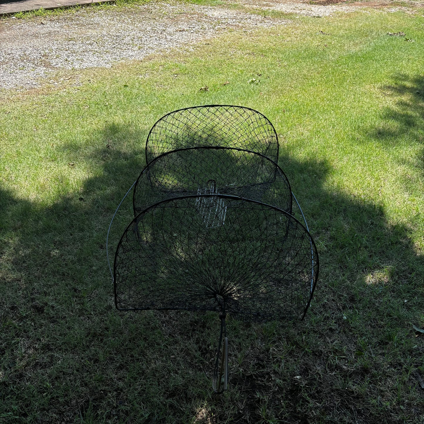 D Hoop Metal Frame/Mesh Netting Trap