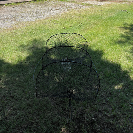 D Hoop Metal Frame/Mesh Netting Trap