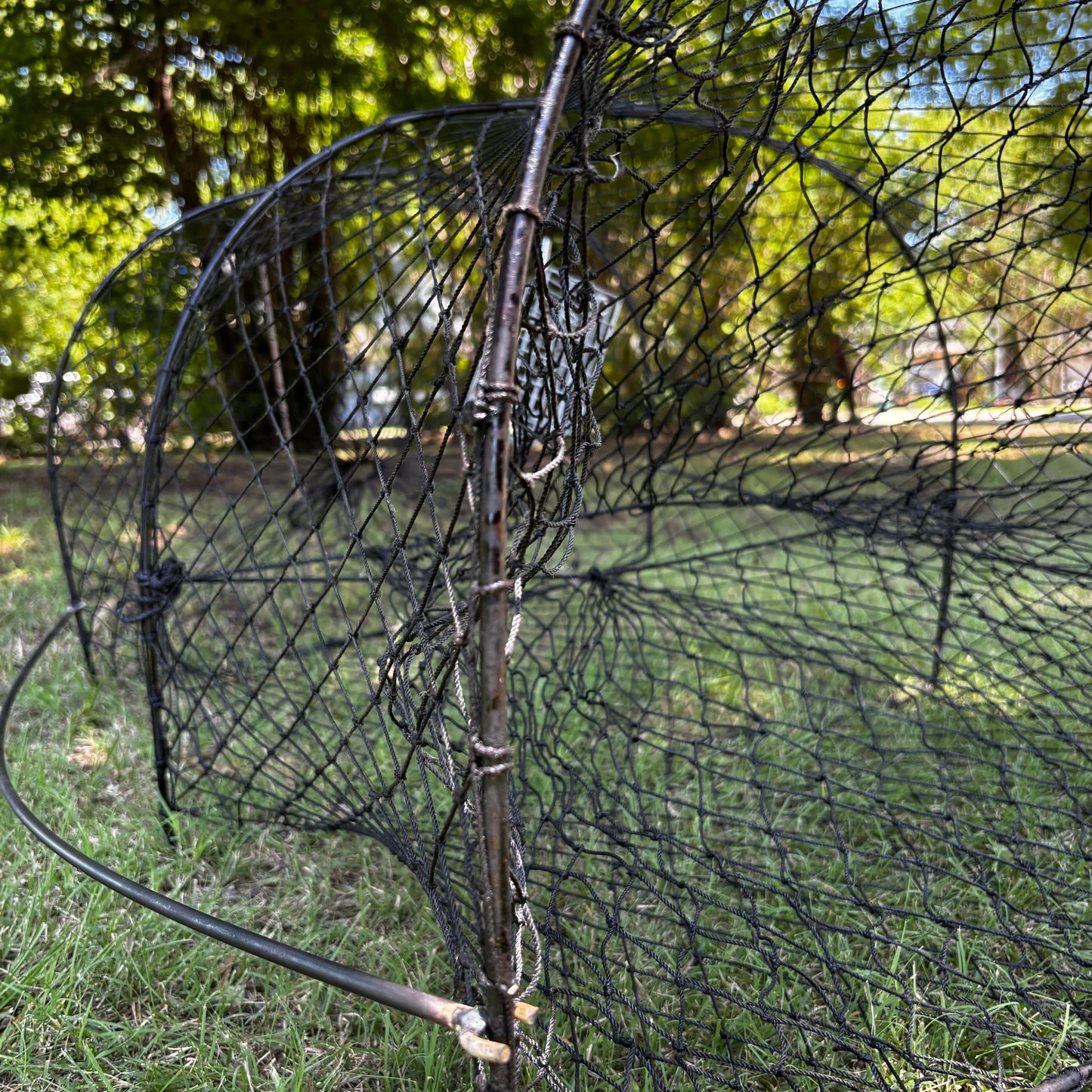 D Hoop Metal Frame/Mesh Netting Trap