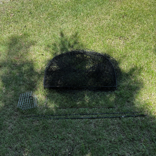 D Hoop Metal Frame/Mesh Netting Trap