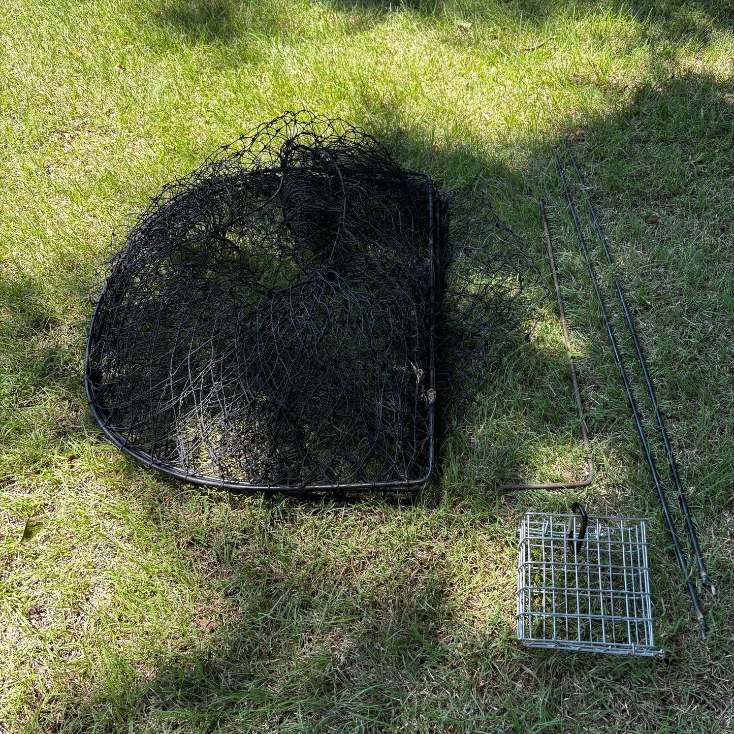 D Hoop Metal Frame/Mesh Netting Trap